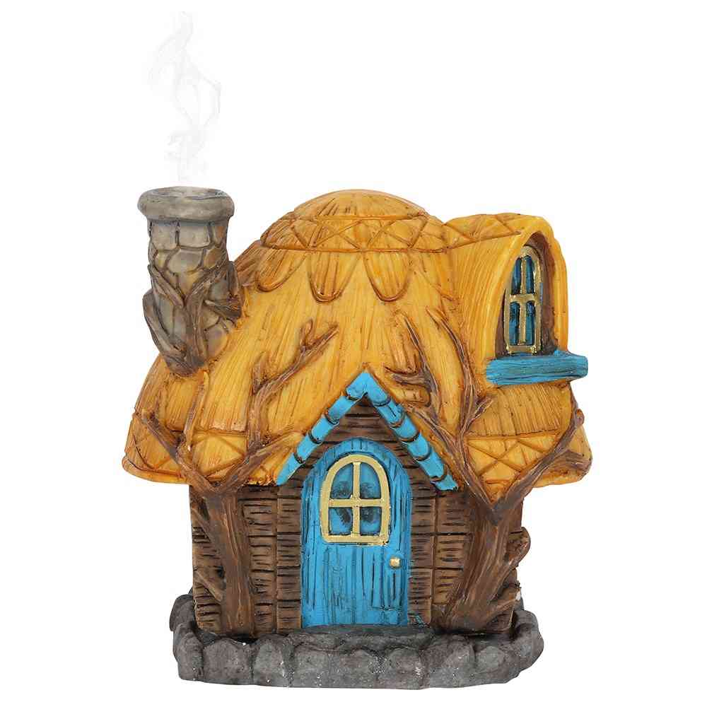 Something Different - Buttercup Cottage Incense burner - Brown/Yellow